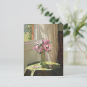 Rhododendrons door een Venster | Jessica Hayllar Briefkaart (Staand voorkant)