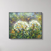 "Rhododendrons en bijen" Canvas Afdruk (Voorkant)