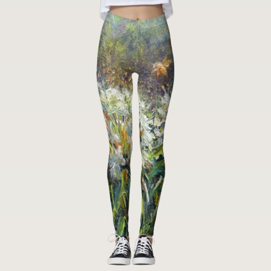 "Rhododendrons en bijen" Leggings (Voorkant)