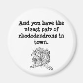 Rhododendrons Magneet (Voorkant)