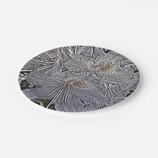 RHODODENDRONS PAPIEREN BORDJE (Gekanteld)