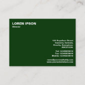 Rhododendrons Visitekaartje (Achterkant)