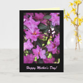 Rhododendrons voor Moederdag Kaart (Gele Bloem)