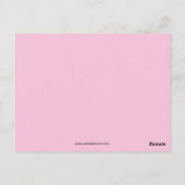 Rhododendrum Briefkaart (Achterkant)