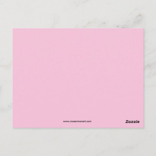 Rhododendrum Briefkaart (Achterkant)