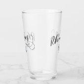 Rhodos Flag in Heart, Griekenland Glas (Rechts)