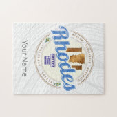 Rhodos Griekenland  Egeïsche eiland Souvenir Legpuzzel (Horizontaal)