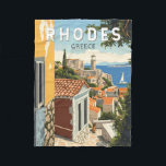 Rhodos Griekenland Oude Stad Reizen Art Vintage Fleece Deken<br><div class="desc">Rhodes retro vector reisontwerp. Rhodos,  het grootste van de Dodekanesos-eilanden van Griekenland,  staat bekend om zijn strandresorts en oude ruïnes.</div>