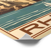  Rhodos Griekenland - Rhodes Island Griekenland re Poster (Hoek)