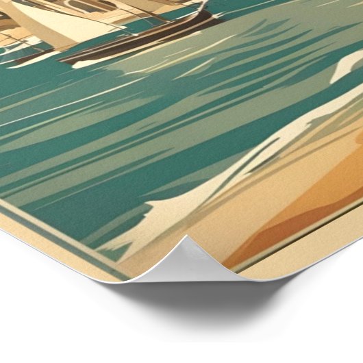  Rhodos Griekenland - Rhodes Island Griekenland re Poster (Hoek)