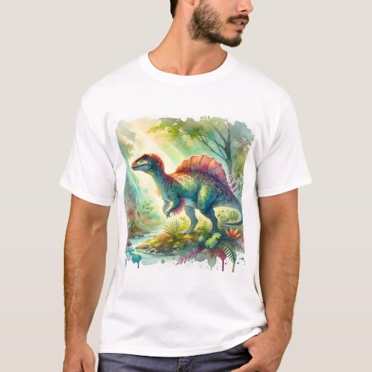 Rhoetosaurus 010824AREF145 - Watercolor T-shirt (Voorkant)