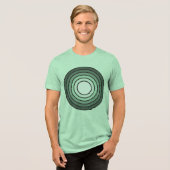 Rholmn (Gecombineerd groen) Tri-Blend Shirt (Voorkant volledig)