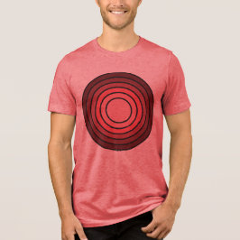 Rholmn (Gecombineerd rood) Tri-Blend Shirt