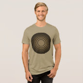 Rholmn (Gecombineerde tinten) Tri-Blend Shirt (Voorkant volledig)