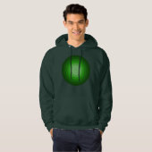 Rholmn (gekleurd groen) hoodie (Voorkant volledig)