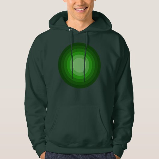 Rholmn (gekleurd groen) hoodie (Voorkant)