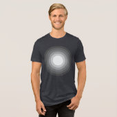 Rholmn (Grijs gekleurd) Tri-Blend Shirt (Voorkant volledig)