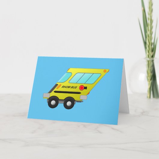 Rhom-bus wenskaart bedankkaart (Voorkant)