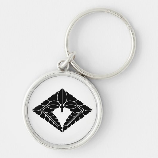 Rhombic hangende wisteria sleutelhanger (Voorkant)