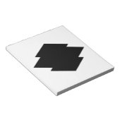 Rhombische pijnschors notitieblok (Schuin)