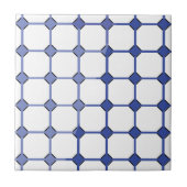 Rhombus Attractive Ceramic Tile Tegeltje (Voorkant)