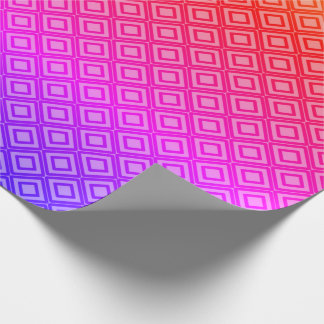 Rhombus blue orange cadeaupapier
