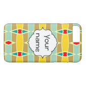 Rhombus en andere vormen patroon Case-Mate iPhone case (Achterkant (Horizontaal))
