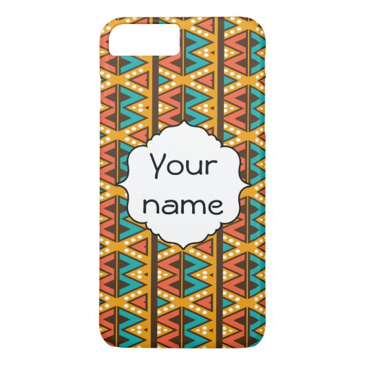 Rhombus- en driehoekspatroon Case-Mate iPhone case (Achterkant)