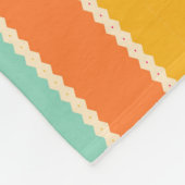 Rhombus rijen abstract ontwerp fleece deken (Hoek)