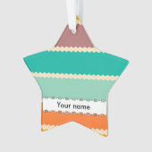 Rhombus rijen abstract ontwerp ornament (voorkant)