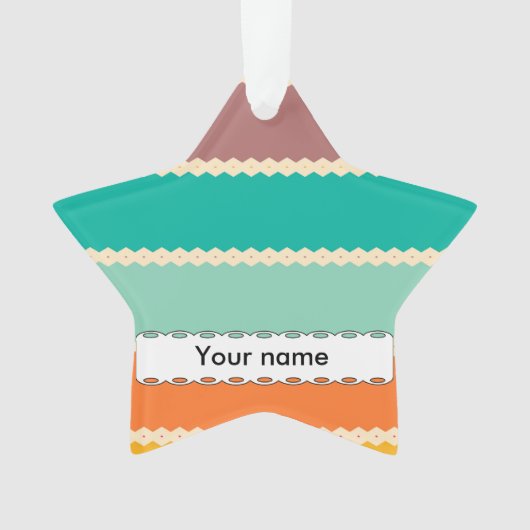 Rhombus rijen abstract ontwerp ornament (voorkant)