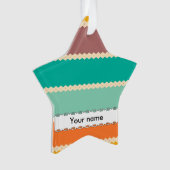Rhombus rijen abstract ontwerp ornament (voorkant)