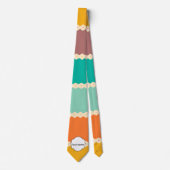 Rhombus rijen abstract ontwerp stropdas (Voorkant)