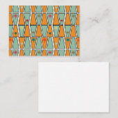 Rhombuses with Starbursts  Notitiekaartje (Voorkant / Achterkant)