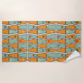 Rhombuses with Starbursts  Strandlaken (Voorkant)