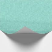 Rhombusjes in Aqua Color Cadeaupapier (Hoek)