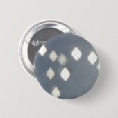 Rhombusmuster auf blaugrauem Hintergrund Ronde Button 5,7 Cm (Voorkant /achterkant)