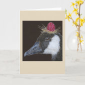 Rhonda het Canadese ganzenwenskaart Kaart (Gele Bloem)