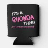 Rhonda iets wat je niet zou begrijpen blikjeskoeler (Achterkant)