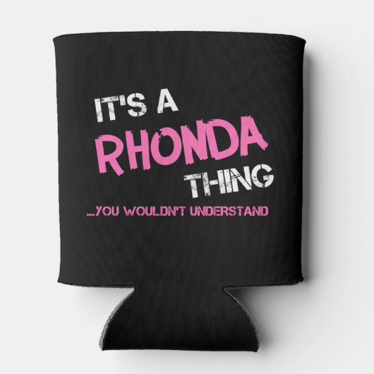 Rhonda iets wat je niet zou begrijpen blikjeskoeler (Achterkant)