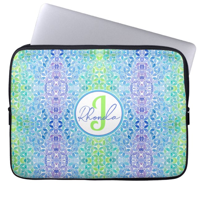 Rhonda Mozaïek Laptop Hoes (Voorkant)