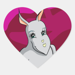 Rhonda Rhino Hart Sticker