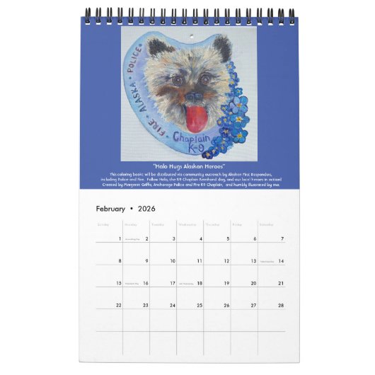 Rhonda Scott Art 2023 Small Calendar_Final Kalender (Feb 2026)