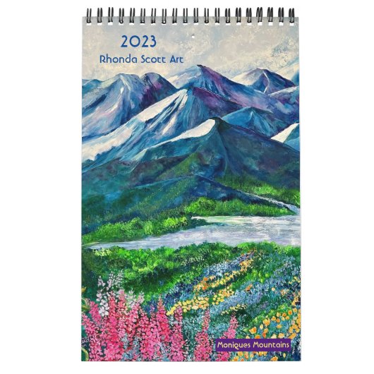 Rhonda Scott Art 2023 Small Calendar_Final Kalender (Hoes)