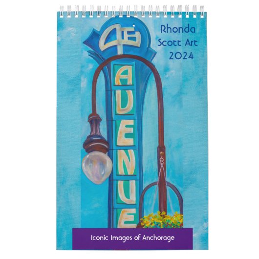 Rhonda Scott Art 2024 Kalender (Hoes)