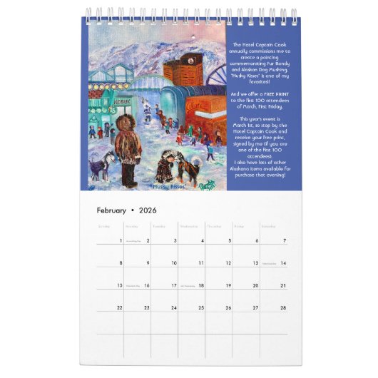 Rhonda Scott Art 2024 Kalender (Feb 2026)