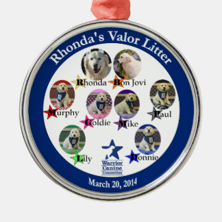Rhonda's Valor Litter-sierplant Metalen Ornament