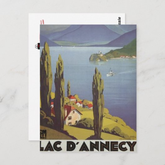 Rhône-Alpes, Annecy, Frankrijk - Briefkaart (Voorkant / Achterkant)