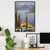 Rhône-Alpes, Annecy, Frankrijk - Poster (Thuiskantoor)