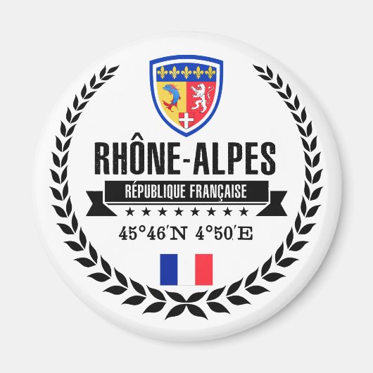 Rhône-Alpes Magneet (Voorkant)